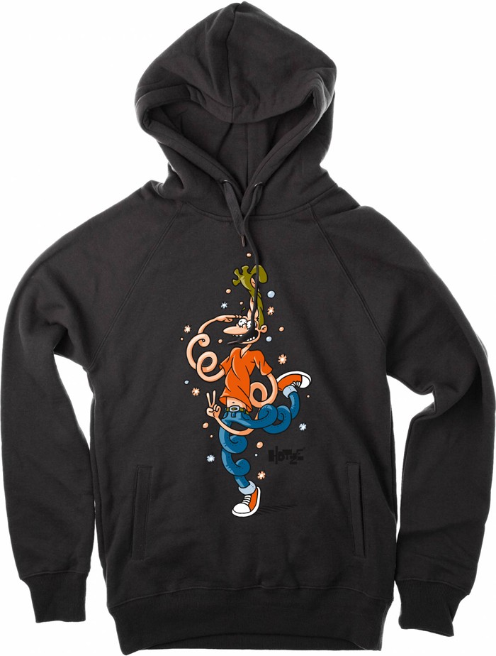The Party Inside Hoodie grau