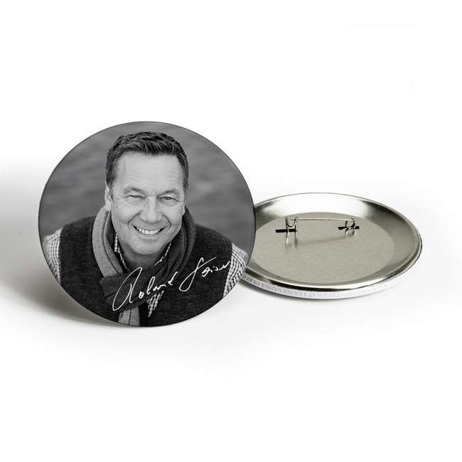 Portrait schwarz-weiß Button
