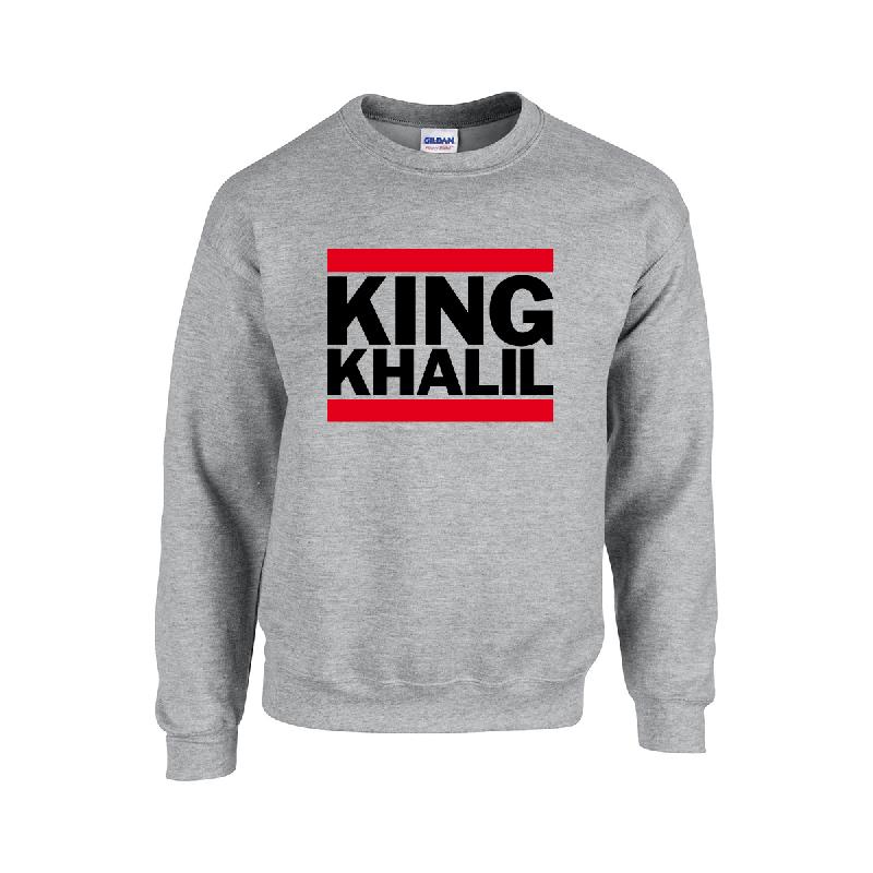 King Khalil Run DMC Sweater Sweater Grau