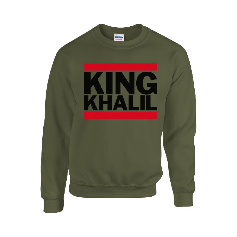 King Khalil Run DMC Sweater Sweater Olive