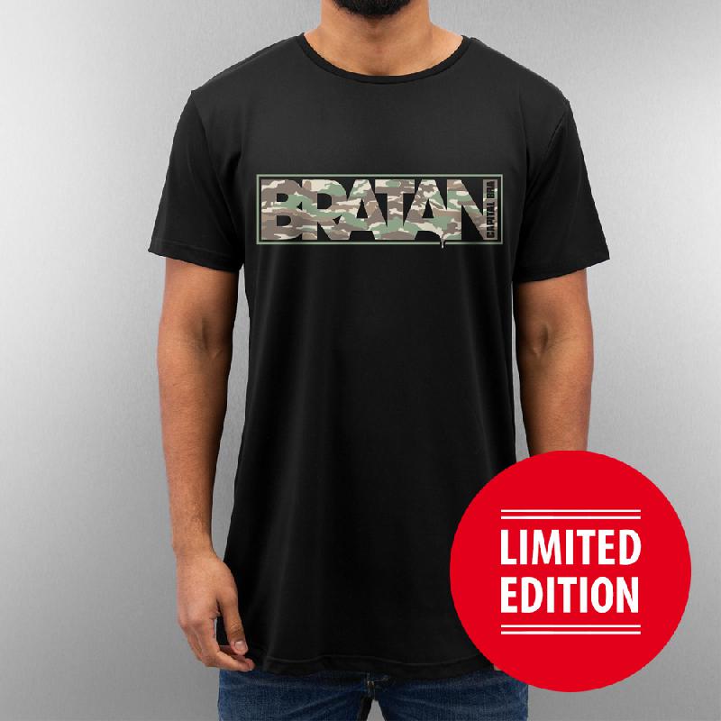 Bratan T-Shirt (Long Shape) schwarz