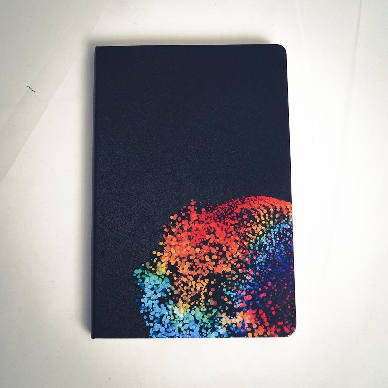 Notizbuch Stadtrandlichter A5 Buch schwarz