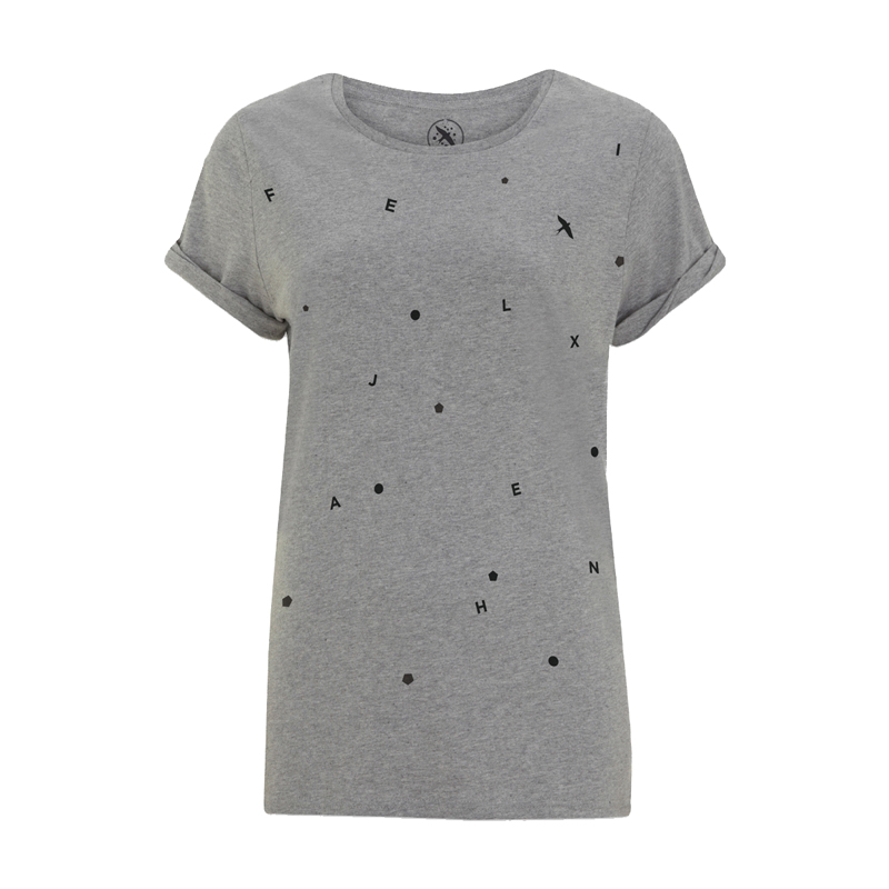 COLLAECTION SHIRT PATTERN T-Shirt girls, grey