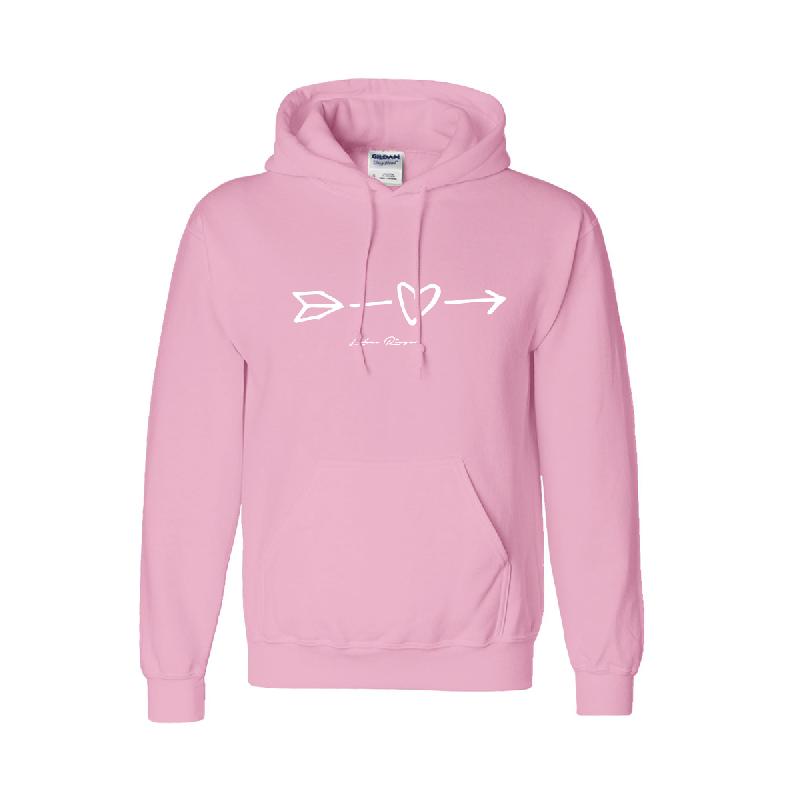 Heart Hoodie Hoodie Pink