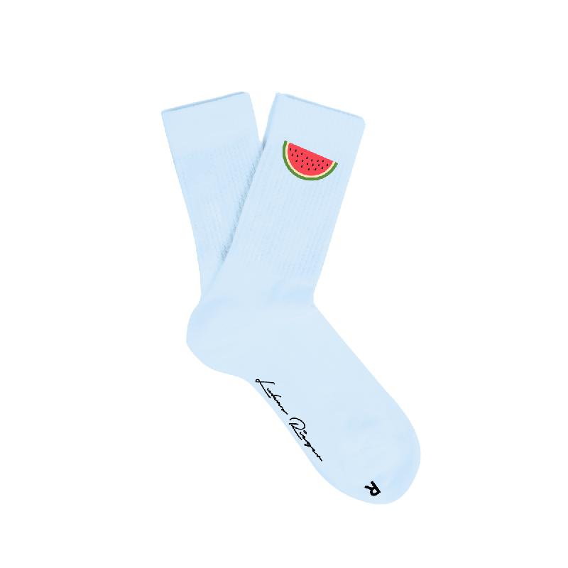 Melone Socken Socken Skyblue