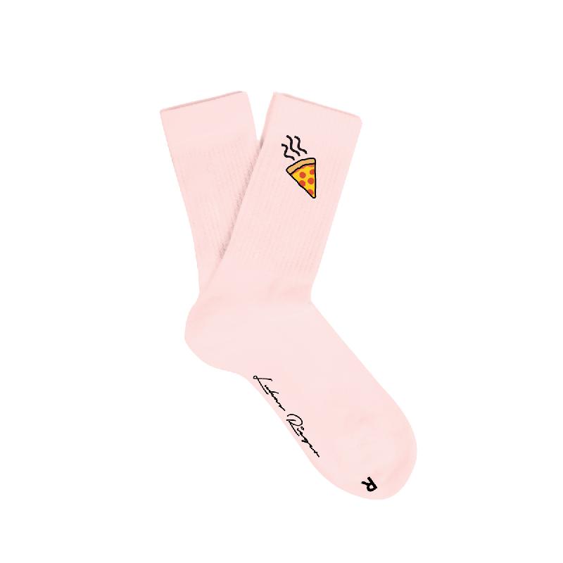 Pizza Socken Socken Rosa