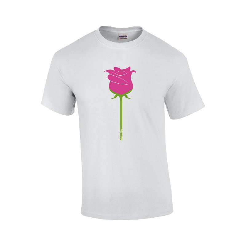 Rose T-Shirt T-Shirt Weiss