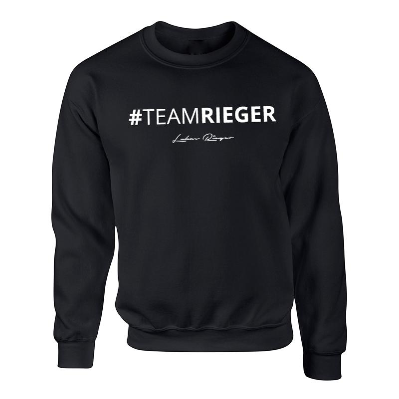 #Teamrieger Sweater Schwarz