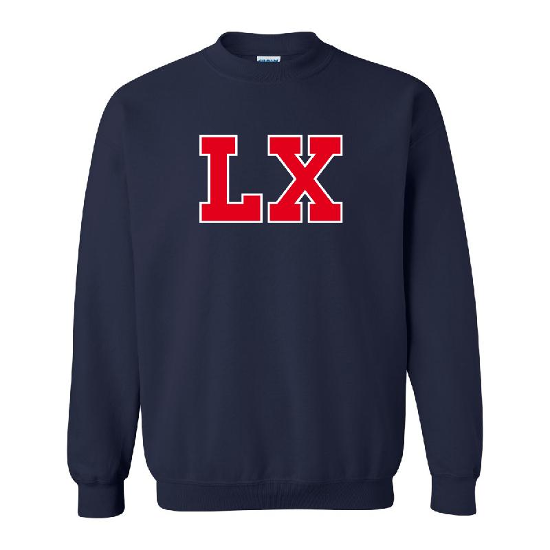 LX Frottee Logo Sweater Sweater Navy