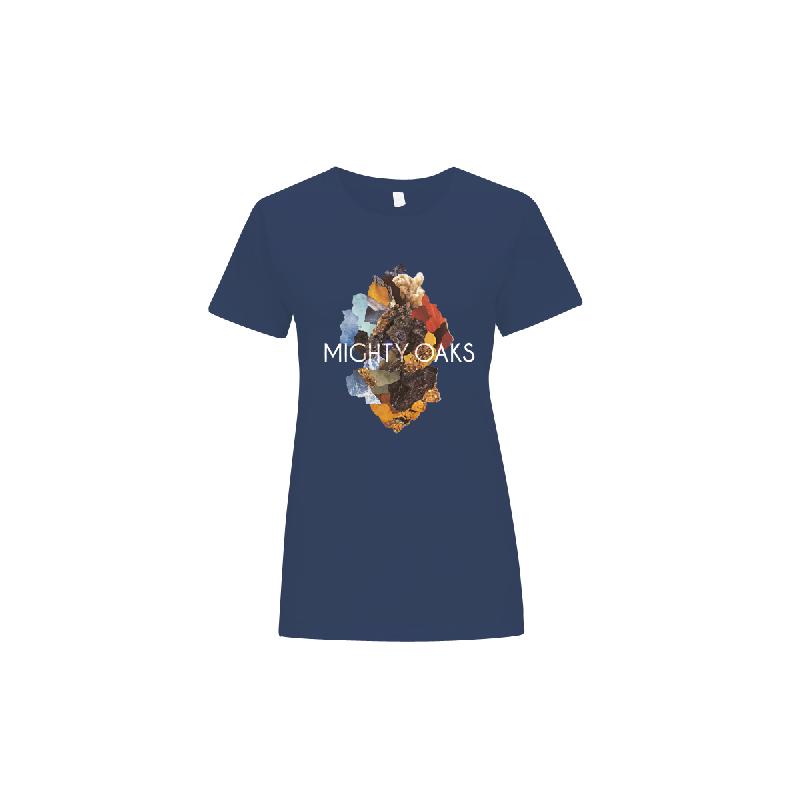 Girl T-Shirt Dreamers Girlie Navy Blau