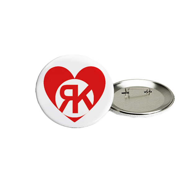 Herz Button rot