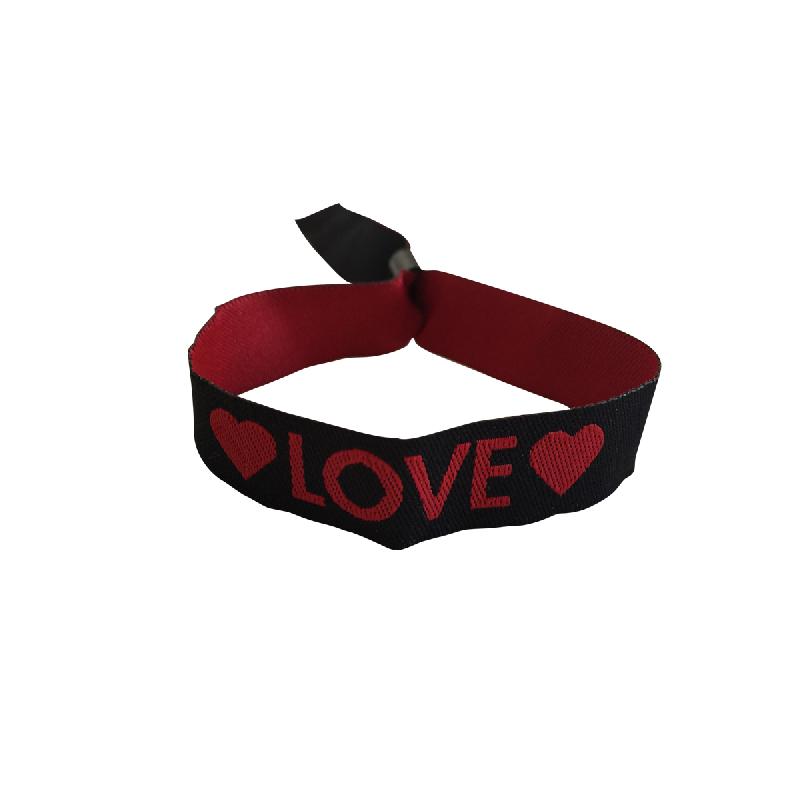 Stoffarmband Love Wristband