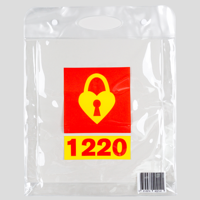 1220 Plastic Bag Heart Tasche