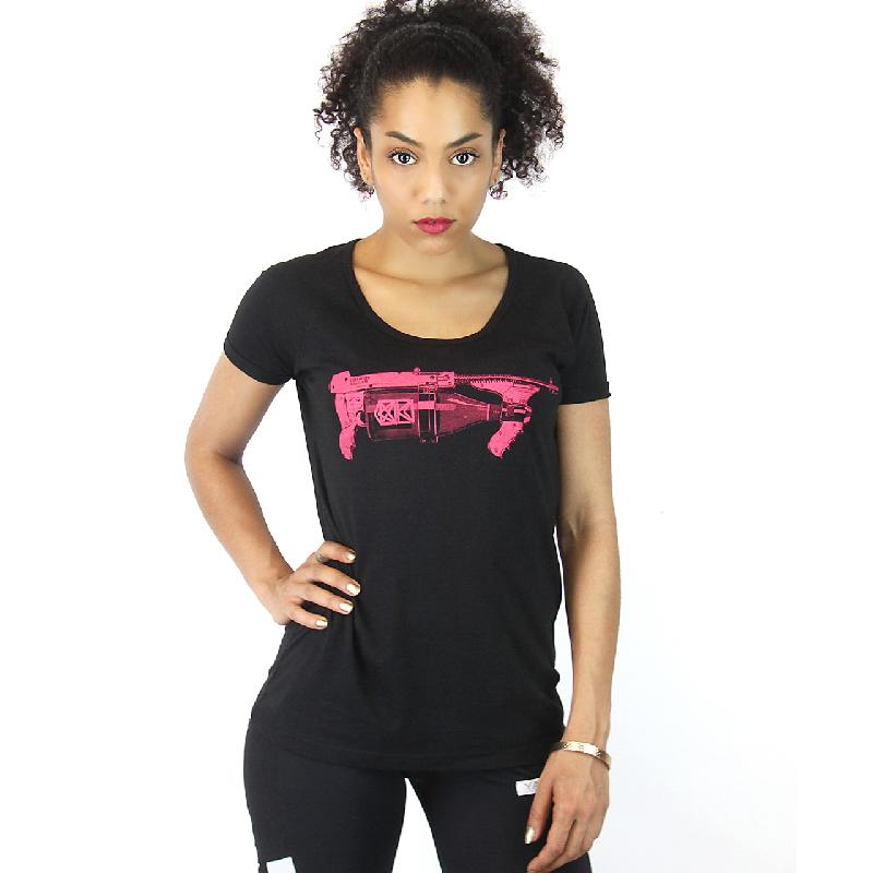 ZM Champagne Gun Girl Girlie Schwarz